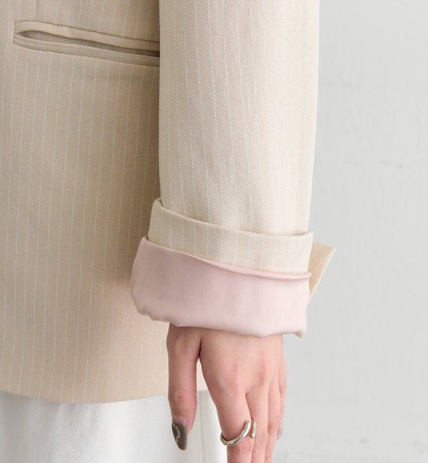  「ストライプテーラードジャケット」|テーラードジャケット|