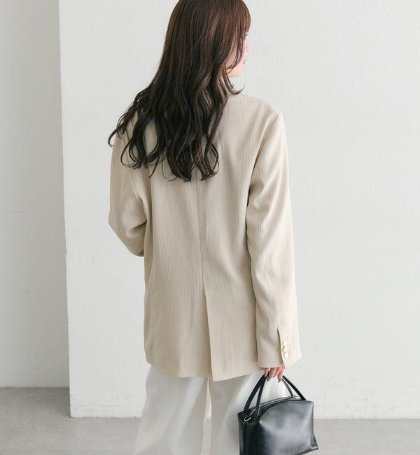  「ストライプテーラードジャケット」|テーラードジャケット|