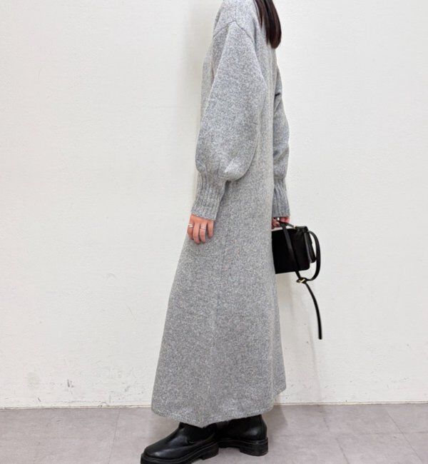  「ハイネックニットワンピース」|ワンピース|