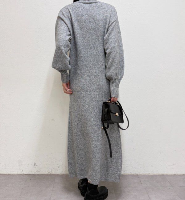  「ハイネックニットワンピース」|ワンピース|