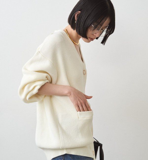  「ゴールドリングカーデ」|ニット・セーター|