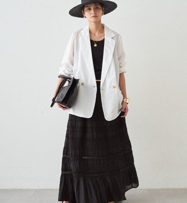  「リネン100ジャケット」|ベスト・ジレ|