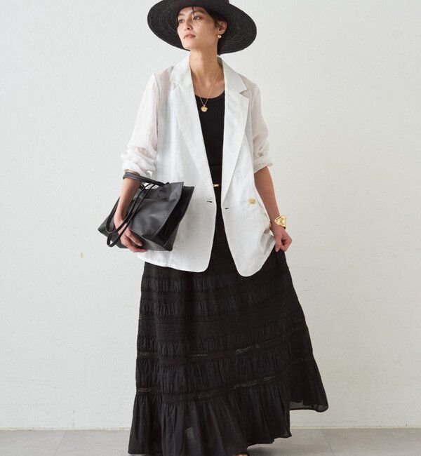  「リネン100ジャケット」|ベスト・ジレ|