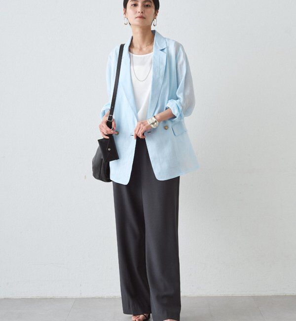  「リネン100ジャケット」|ベスト・ジレ|