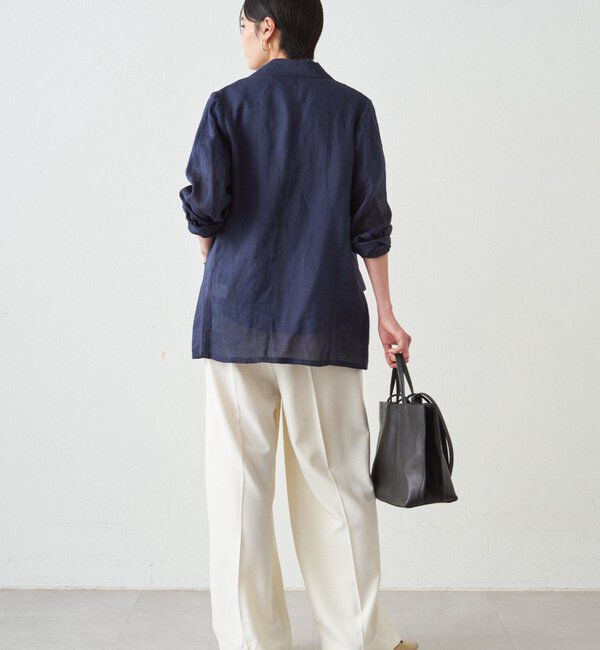 「リネン100ジャケット」|ベスト・ジレ|