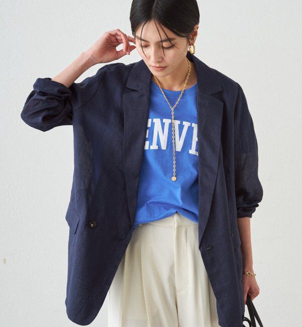  「リネン100ジャケット」|ベスト・ジレ|