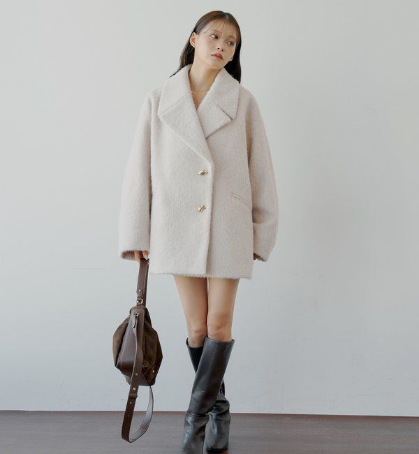  「金釦シャギールーズコート」|その他|