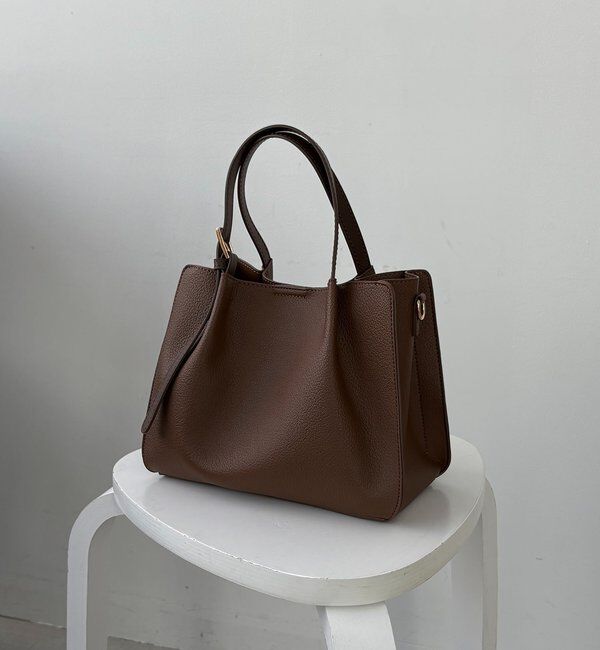  「【ミニバッグSET】2SETタックハンドルバッグ」|トートバッグ|