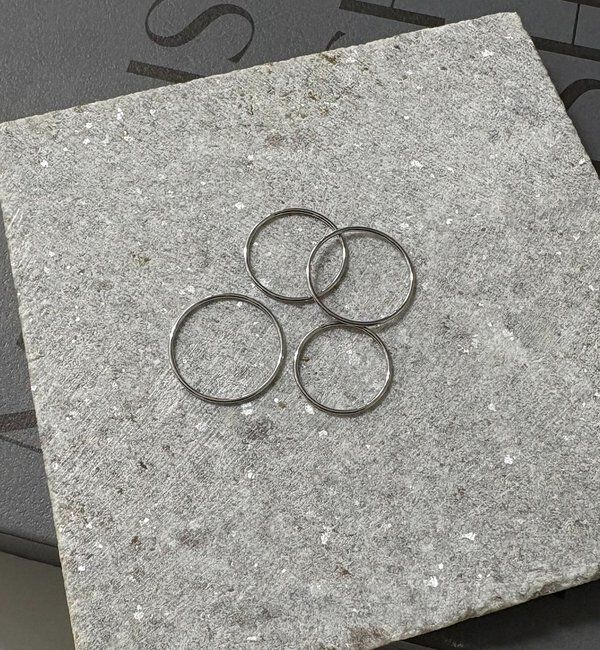  「〈GOLDY/ゴールディ〉【ステンレス】4SETスキンリング」|リング|