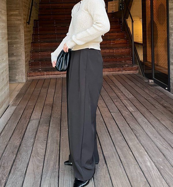  「メランジキャミSETカーディガン」|カーディガン|