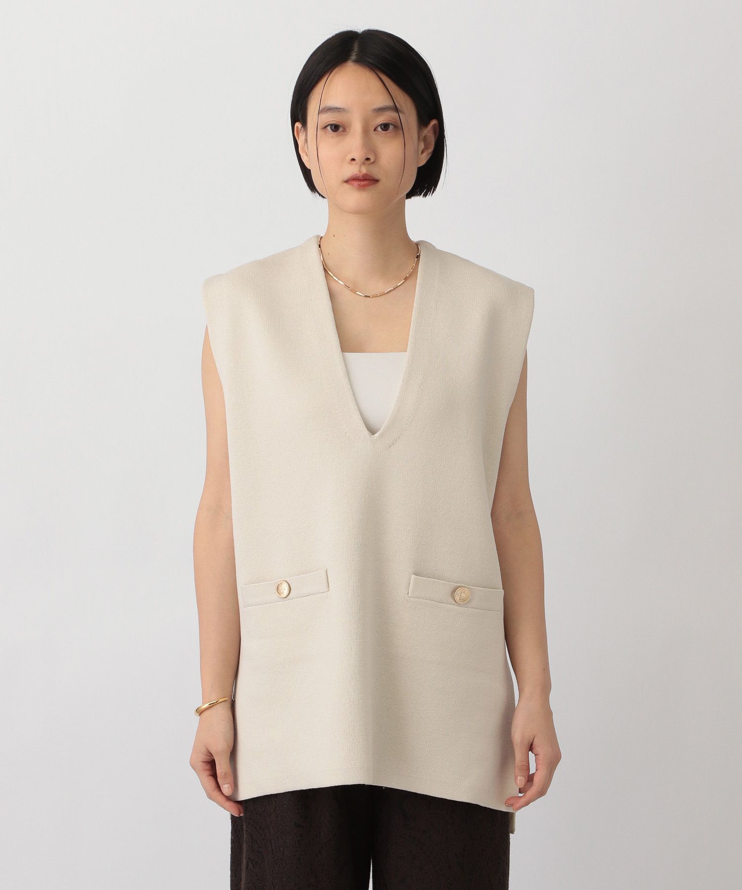 A part by 「スポンディッシュＶベスト」|ニット・セーター|