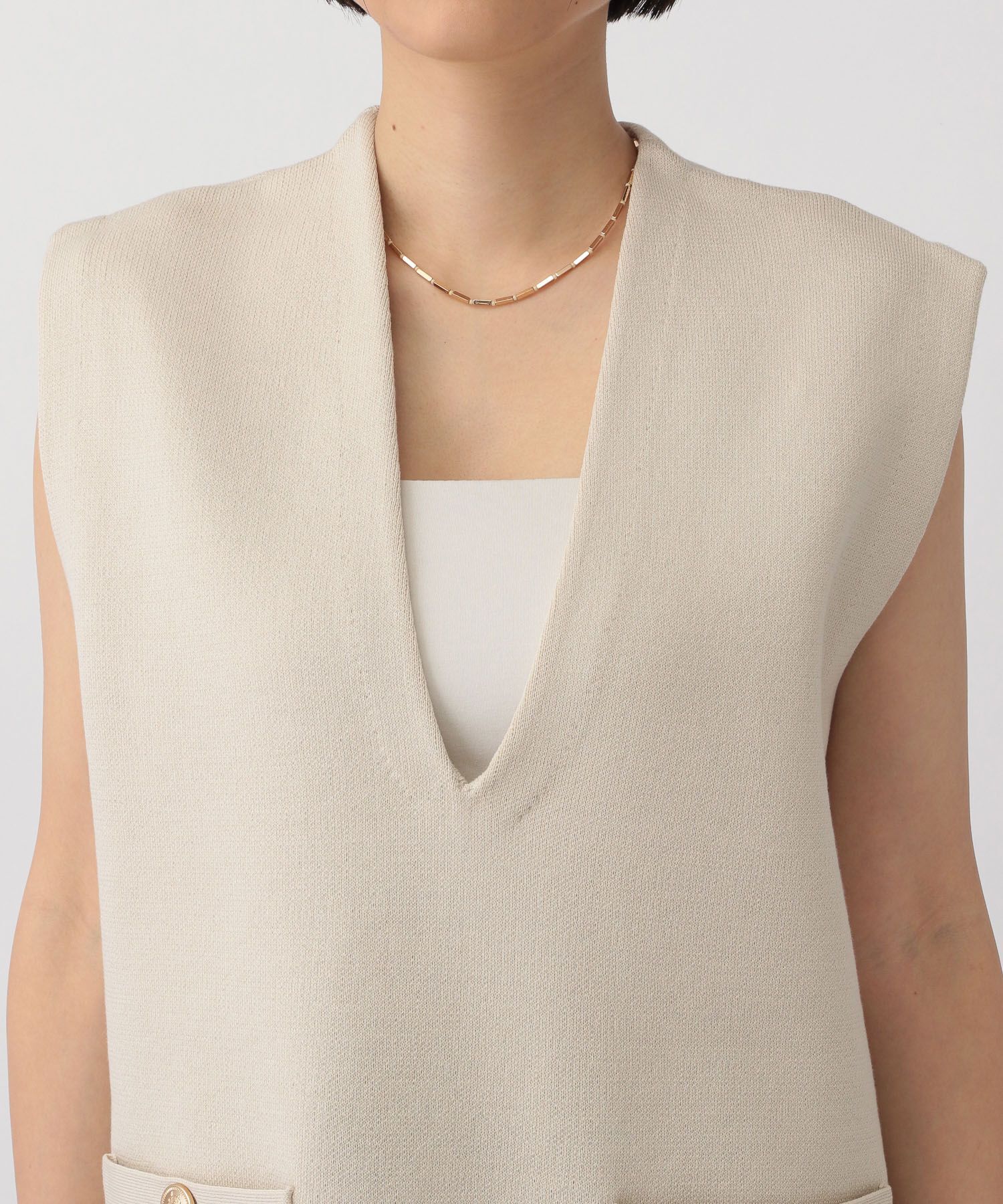 A part by 「スポンディッシュＶベスト」|ニット・セーター|