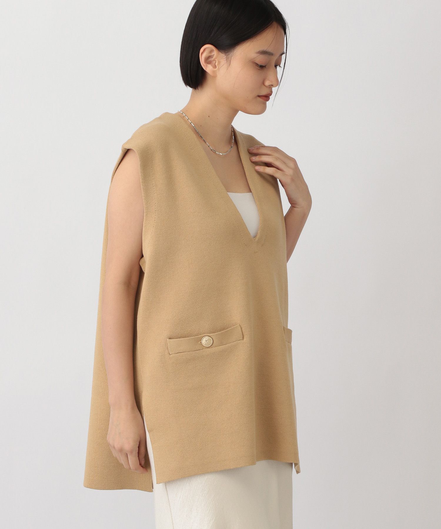 A part by 「スポンディッシュＶベスト」|ニット・セーター|