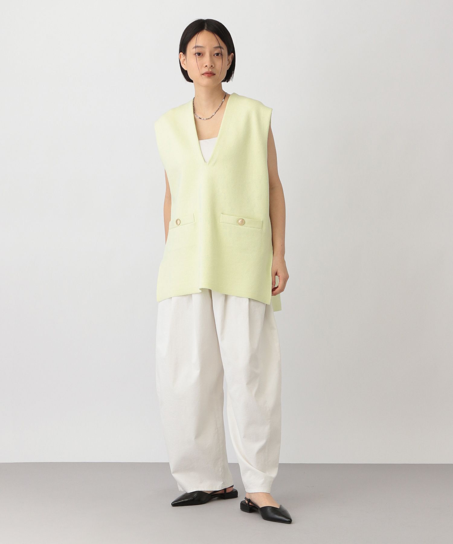 A part by 「スポンディッシュＶベスト」|ニット・セーター|