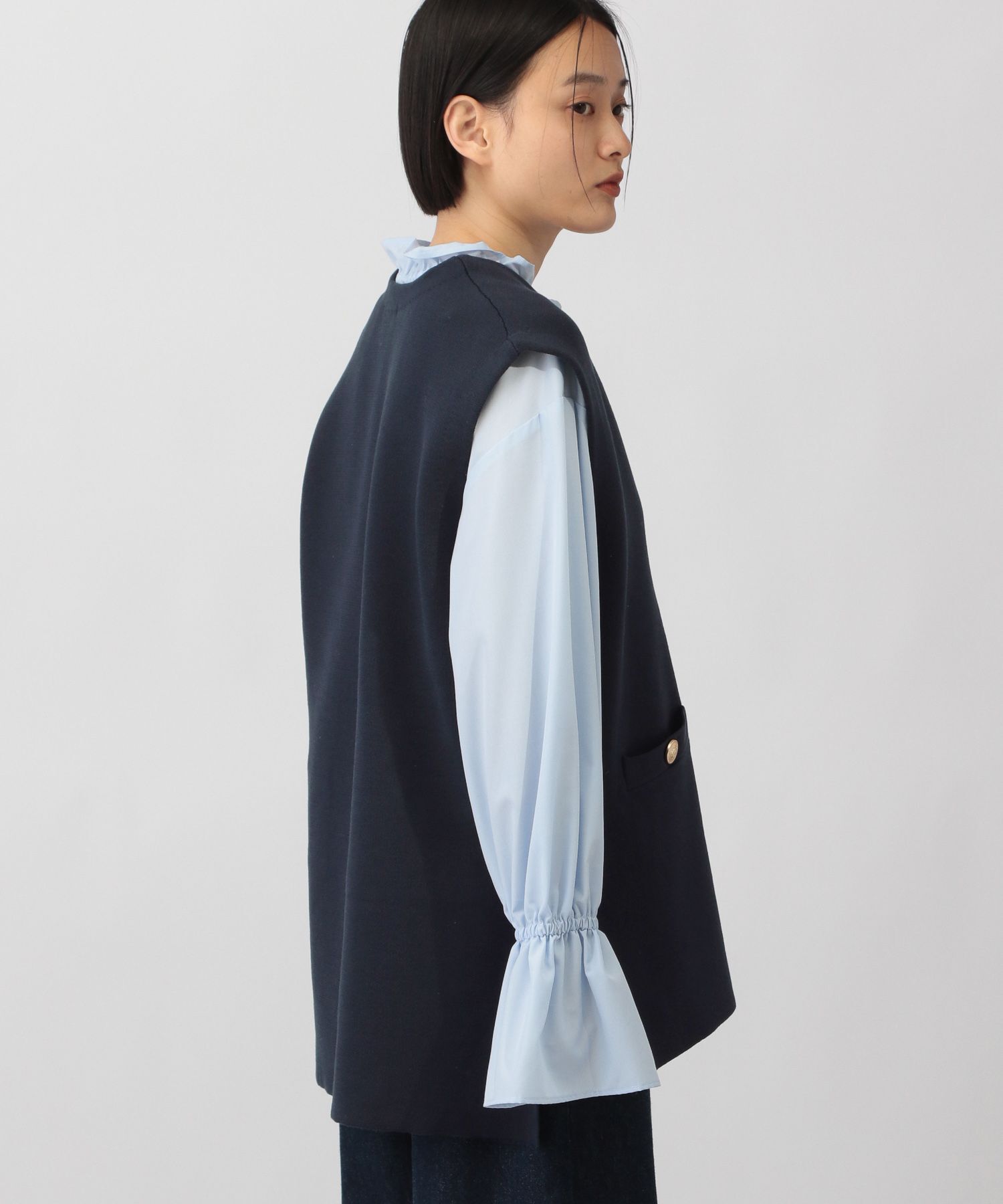 A part by 「スポンディッシュＶベスト」|ニット・セーター|