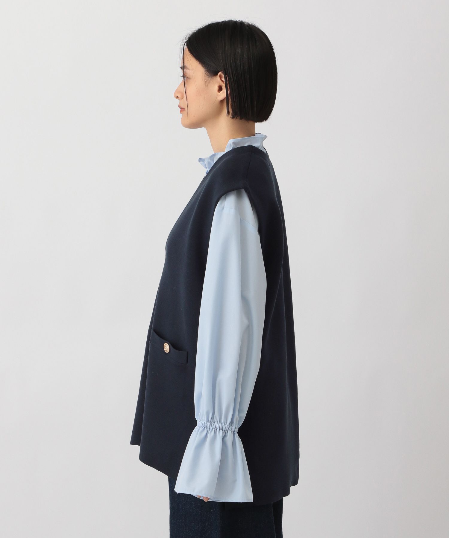 A part by 「スポンディッシュＶベスト」|ニット・セーター|