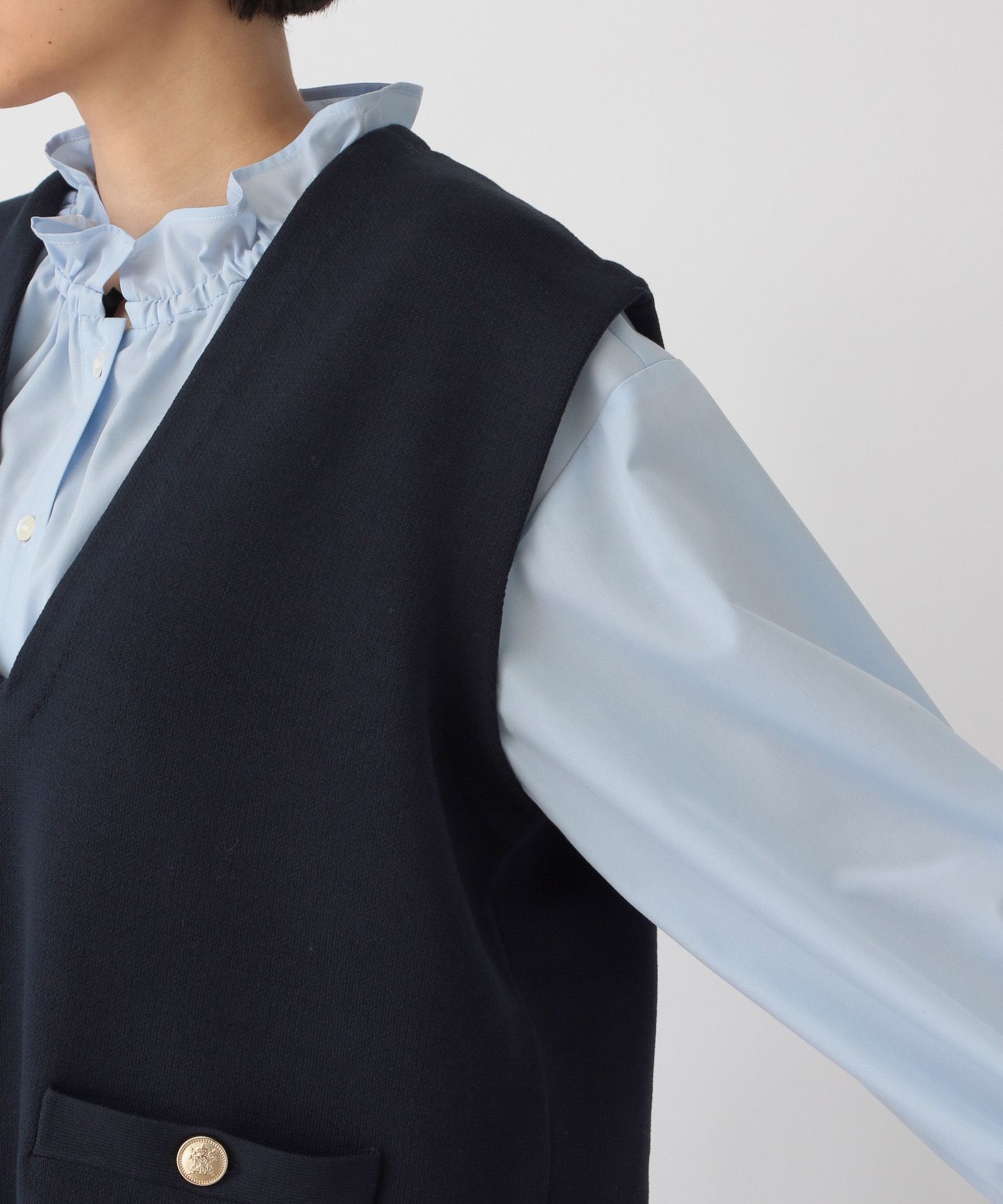 A part by 「スポンディッシュＶベスト」|ニット・セーター|