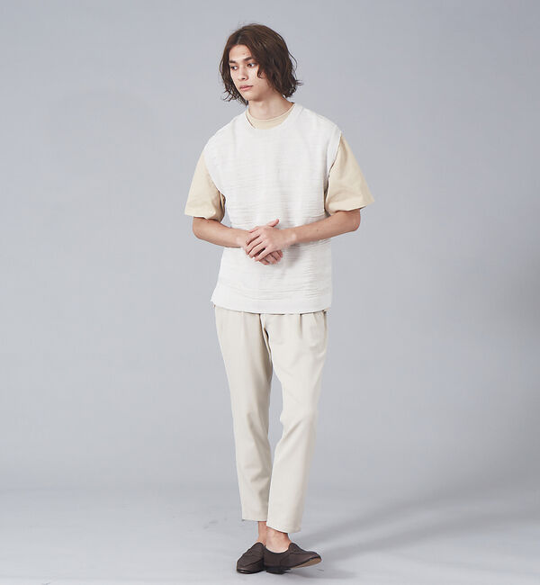 ABAHOUSE「pe/vis　ノイズ柄ベスト」|ベスト・ジレ|