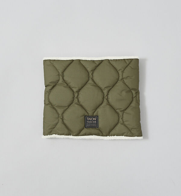 ABAHOUSE「【TAION /タイオン】リバーシブル ダウンネックウォーマー/DOWN NEC」|マフラー|