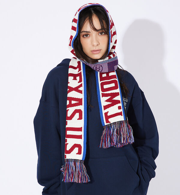 ABAHOUSE「【DICKIES/ディッキーズ】 EX 3LINE&LOGO SOCCER MU」|マフラー|ブラック系その他2