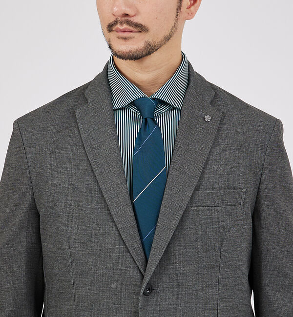 ABAHOUSE「【セットアップ対応 / FLEX JACKET】ストレッチポンチ ジャケット」|テーラードジャケット|