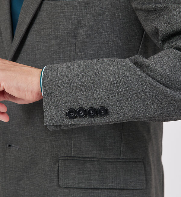 ABAHOUSE「【セットアップ対応 / FLEX JACKET】ストレッチポンチ ジャケット」|テーラードジャケット|