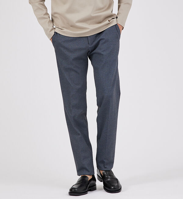 ABAHOUSE「【セットアップ対応】ストレッチポンチ スラックス」|スラックス|ネイビー