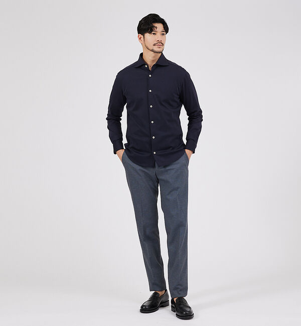 ABAHOUSE「【セットアップ対応】ストレッチポンチ スラックス」|スラックス|