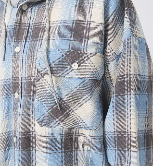 ABAHOUSE「【UNIVERSAL OVERALL / ユニバーサル オーバーオール】HOOD」|シャツ・ブラウス|