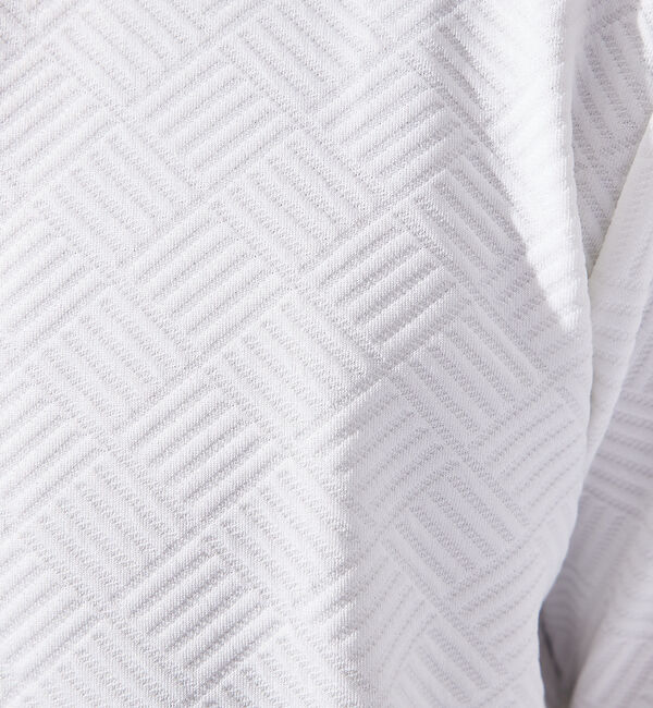 ABAHOUSE「ジオメトリック柄 クルーネック 半袖 Tシャツ」|Tシャツ・カットソー|