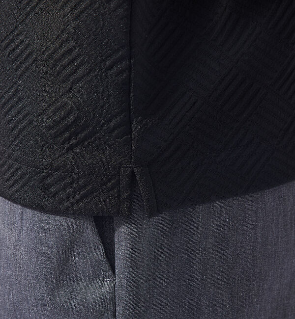 ABAHOUSE「ジオメトリック柄 クルーネック 半袖 Tシャツ」|Tシャツ・カットソー|