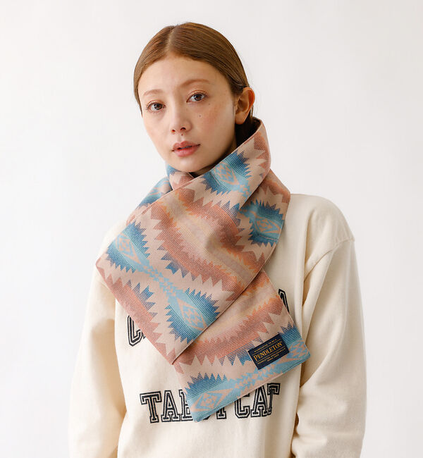 ABAHOUSE「【PENDLETON / ペンドルトン】FLANNEL MUFFLER / フラ」|マフラー|ベージュ