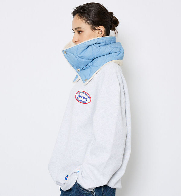 ABAHOUSE「【TAION / タイオン】ミリタリー リバーシブル ダウンネックウォーマー/リ」|マフラー|