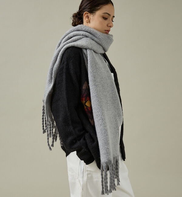 ABAHOUSE「【Barbour / バブアー】SCARF / 大判ロングマフラー/ユニセックス」|マフラー|