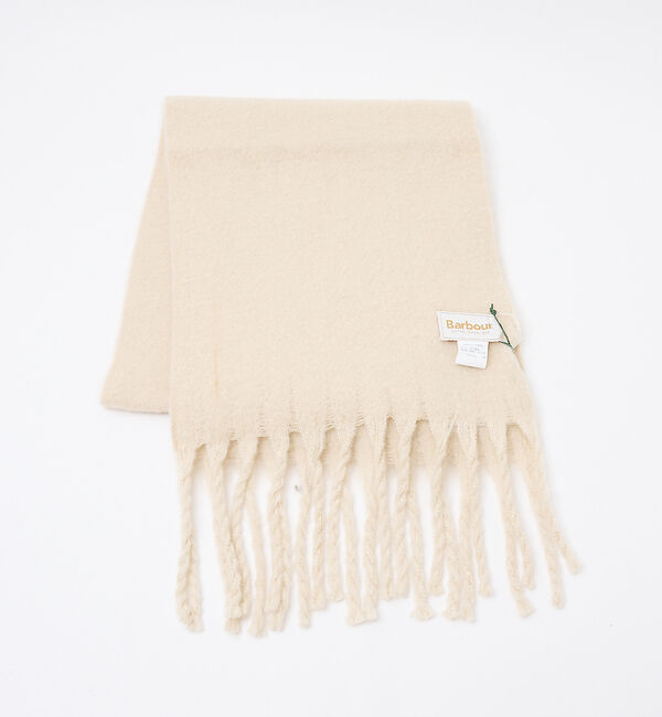 ABAHOUSE「【Barbour / バブアー】SCARF / 大判ロングマフラー/ユニセックス」|マフラー|ベージュ系その他1