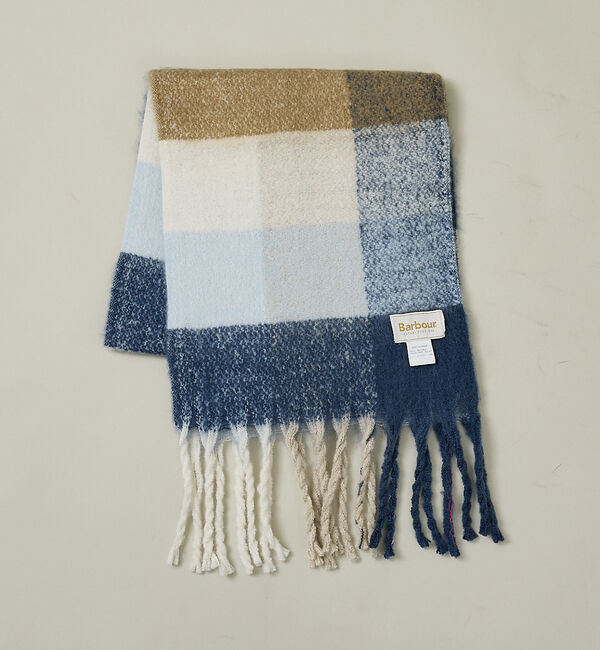 ABAHOUSE「【Barbour / バブアー】SCARF / 大判ロングマフラー/ユニセックス」|マフラー|