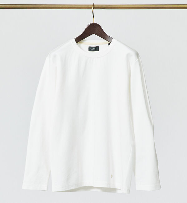 ABAHOUSE「Eco Vero ストレッチポンチ ロンT / クルーネック」|Tシャツ・カットソー|