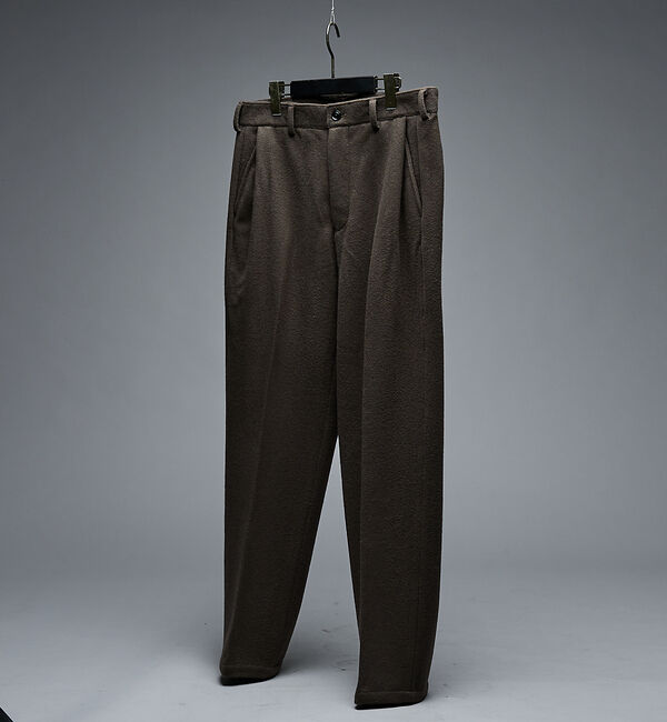 ABAHOUSE「【セットアップ対応】ウールミルド ボリュームタック ワイドスラックス」|その他|