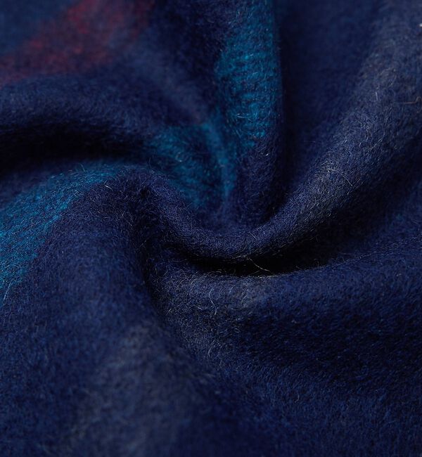 ABAHOUSE「チェック＆ストライプ　ウールマフラー」|マフラー|