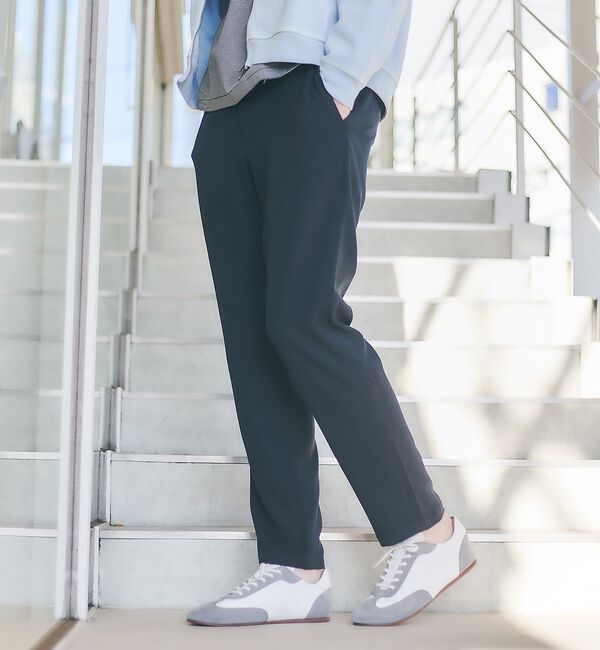 ABAHOUSE「カルゼストレッチ ノータック イージーパンツ / スリムテーパード」|その他|