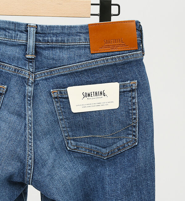 Rouge vif「【SOMETHING】 HANA テーパード ストレート デニム パンツ」|デニム|