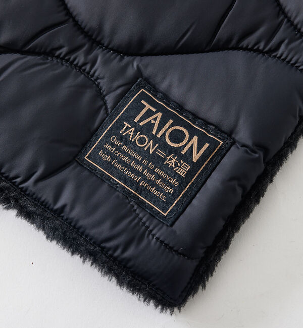 Rouge vif「【TAION / タイオン】ミリタリーリバーシブル ダウンマフラー ソフトシェル」|マフラー|