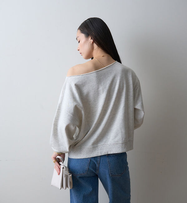 Rouge vif「【一部店舗限定】オフショルルーズスウェット」|スウェット・ジャージ|
