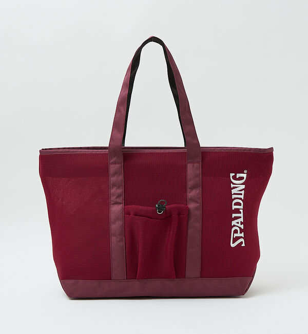 Rouge vif「【SPALDING/スポルディング】メッシュトートバッグ/80979500/ユニ」|トートバッグ|ワイン