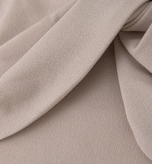 Rouge vif「【一部店舗限定】【洗濯機OK】フロントツイストカットソーブラウス」|Tシャツ・カットソー|