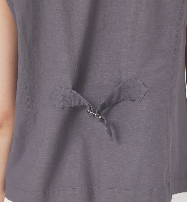 qualite「《セットアップ対応》ブライトリネンジレ」|ベスト・ジレ|