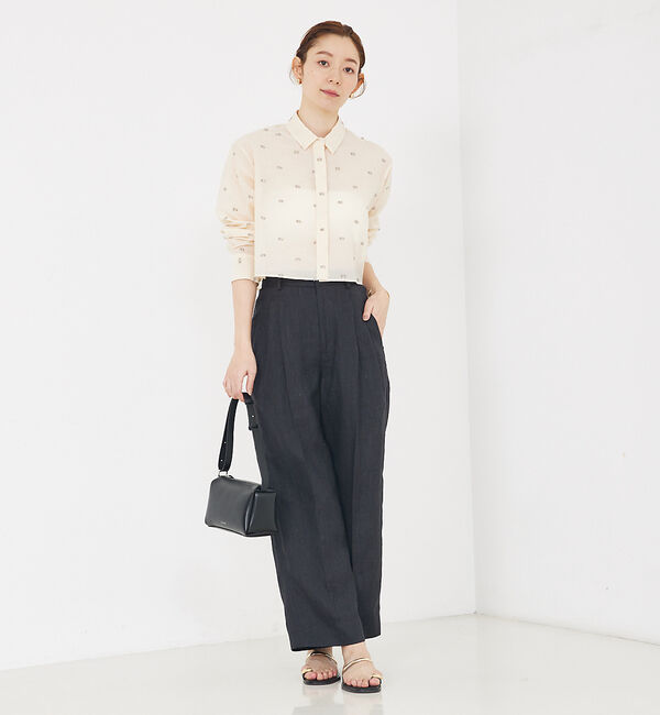 qualite「カットドビーショートシャツ」|シャツ・ブラウス|