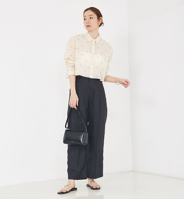 qualite「カットドビーショートシャツ」|シャツ・ブラウス|