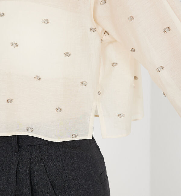 qualite「カットドビーショートシャツ」|シャツ・ブラウス|