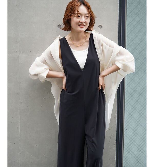 qualite「【接触冷感＆UV】クールトリコットオールインワン」|オールインワン|